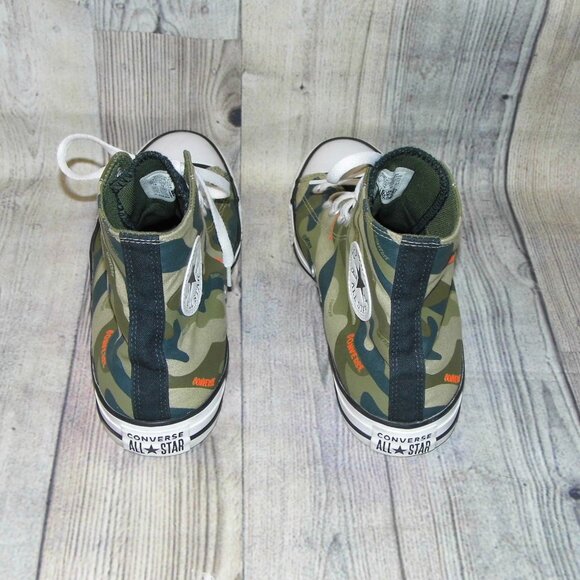 CONVERSE Chuck Taylor AS HI Light Field Surplus Camo Sneakers Mens Size 10 - Picture 5 of 7